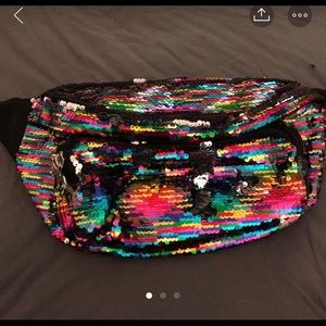 VS Pink Flip Sequence Fanny Pack